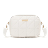 Grace Quilted White Cross Body Bags