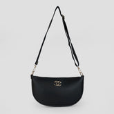 Midnight Black Crossbody Bag