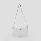 Midnight White Crossbody Bag