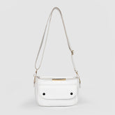 Zuri White Shoulder Bag