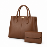DOVE BROWN BAG WIT FREE WALET