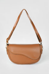 Sleek Brown Shoulder Bag