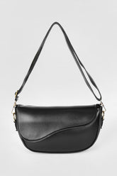 Sleek Black Shoulder Bag