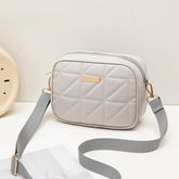 Grace Quilted Grey Cross Body Bags