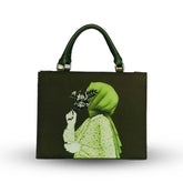 Floral Green Tote Bag