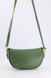 Sleek Green Shoulder Bag