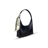 Coco Croc Shoulder Bag – Black