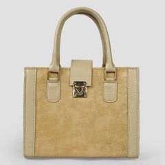 Urban Croc texture Beige Bag