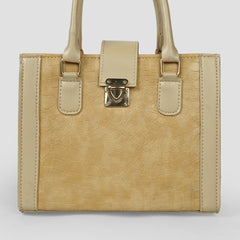 Urban Croc texture Beige Bag