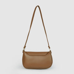 Ivory Brown Shoulder Bag
