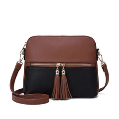 Olivia 3-Piece Tote Set ( Brown And Black)