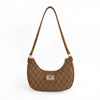 Chelsea Checkered Brown Shoulder Bag