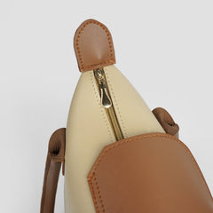 Elara Beige Tote Bag