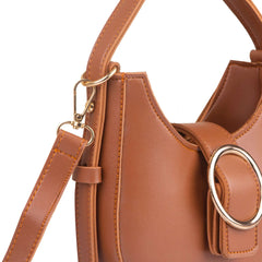 Loop Brown Shoulder Bag