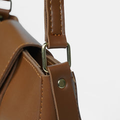 Pearl Brown Shoulder Bag