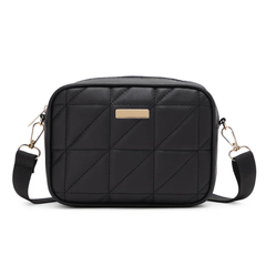 Grace Quilted Black Cross Body Bags