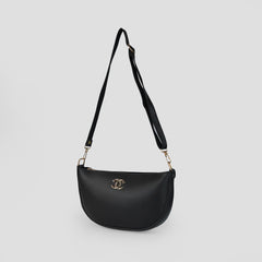 Midnight Black Crossbody Bag