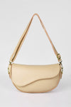 Sleek Beige Shoulder Bag
