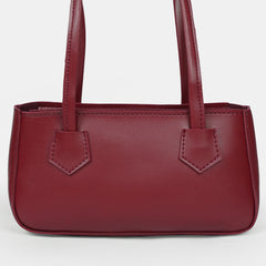 Classic Maroon Shoulder Bag