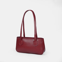 Classic Maroon Shoulder Bag