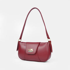 Pearl Maroon Shoulder Bag