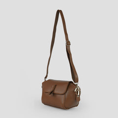 Aura Mini  Brown Crossbody bag