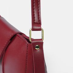 Pearl Maroon Shoulder Bag