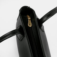 Classic Black Shoulder Bag