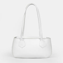 Classic White Shoulder Bag