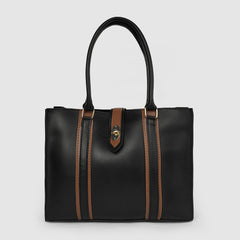 Zoya Large Black tote Bag