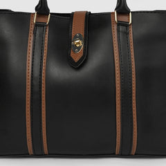 Zoya Large Black tote Bag