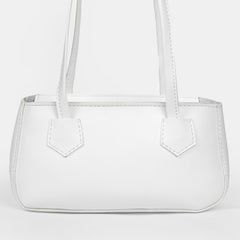 Classic White Shoulder Bag