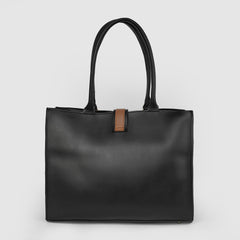 Zoya Large Black tote Bag