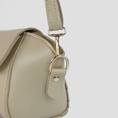 Aura Mini  Beige Crossbody bag