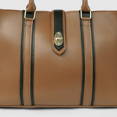 Zoya Large Brown tote Bag