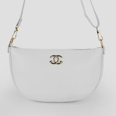 Midnight White Crossbody Bag