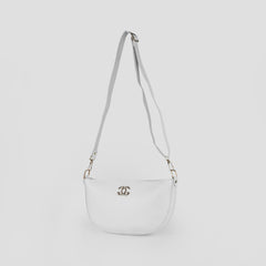 Midnight White Crossbody Bag