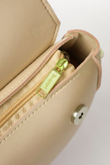 Sleek Beige Shoulder Bag
