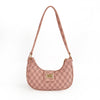 Chelsea Checkered Pink Shoulder Bag