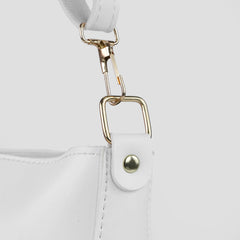 Midnight White Crossbody Bag