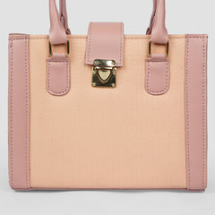 Urban Croc texture Pink Bag