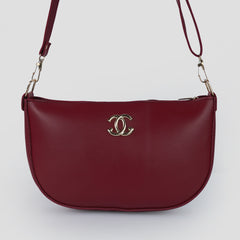 Midnight Maroon Crossbody Bag