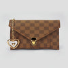 Luxe Check Brown Wallet