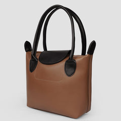 Elara Brown Tote Bag