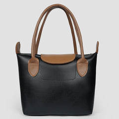 Elara Black Tote Bag