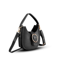 Loop Black Shoulder Bag
