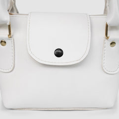 Valisa White Shoulder Bag