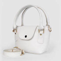Valisa White Shoulder Bag
