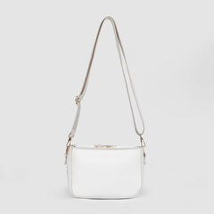 Zuri White Shoulder Bag