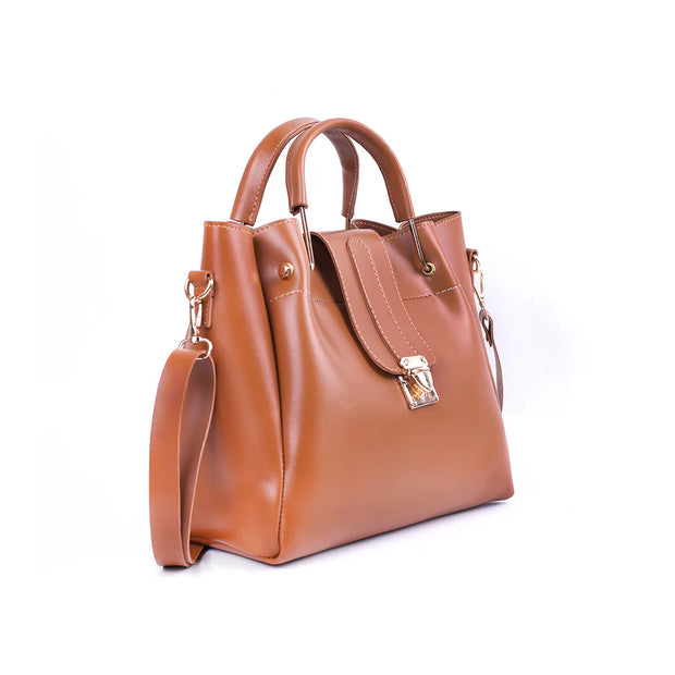 ELEGANCE BROWN 3PCS HANDBAGS